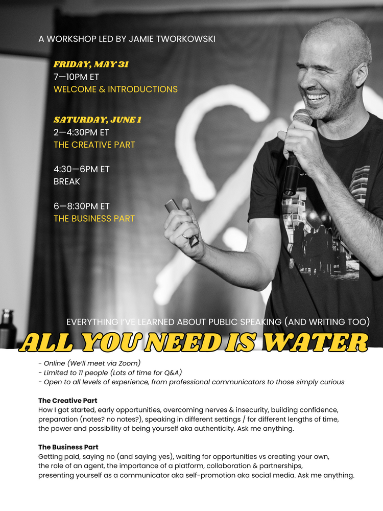 
                  
                    “All You Need Is Water” Workshop (5/31 + 6/1)
                  
                
