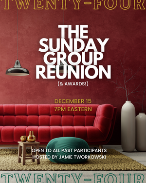 
                  
                    Sunday Group Reunion (12/15)
                  
                